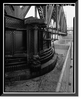 Keokuk & Hamilton Bridge, Spanning Mississippi River, Keokuk, Lee County, IA - 25, Vintage Wall Art