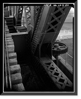 Keokuk & Hamilton Bridge, Spanning Mississippi River, Keokuk, Lee County, IA - 37, Antique Poster