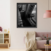 Keokuk & Hamilton Bridge, Spanning Mississippi River, Keokuk, Lee County, IA - 37, Antique Poster