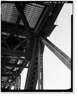 Keokuk & Hamilton Bridge, Spanning Mississippi River, Keokuk, Lee County, IA - 47, Vintage Print