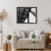 Keokuk & Hamilton Bridge, Spanning Mississippi River, Keokuk, Lee County, IA - 48, Antique Wall Art