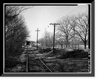 Historic Framed Print, Keokuk & Hamilton Bridge, Spanning Mississippi River, Keokuk, Lee County, IA - 63,  17-7/8" x 21-7/8"
