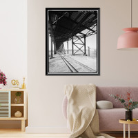 Keokuk & Hamilton Bridge, Spanning Mississippi River, Keokuk, Lee County, IA - 66, Historic Reproduction