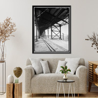 Keokuk & Hamilton Bridge, Spanning Mississippi River, Keokuk, Lee County, IA - 66, Historic Reproduction