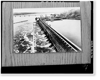 Keokuk & Hamilton Bridge, Spanning Mississippi River, Keokuk, Lee County, IA - 70, Antique Print