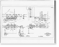 Keokuk & Hamilton Bridge, Spanning Mississippi River, Keokuk, Lee County, IA - 96, Vintage Wall Art