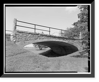 Melan Arch Bridge, Emma Slater Park (Moved from Dry Run Creek), Rock Rapids vicinity, Lyon County, IA - 3, Antique Print
