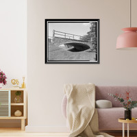Melan Arch Bridge, Emma Slater Park (Moved from Dry Run Creek), Rock Rapids vicinity, Lyon County, IA - 3, Antique Print
