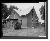 John Reichard House, State Route 92 vicinity, Knoxville vicinity, Marion County, IA - 9, Vintage Print