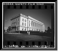 Municipal Building, East First & Locust Streets, Des Moines, Polk County, IA, Vintage Poster