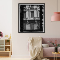 Historic Framed Print, Municipal Building, East First & Locust Streets, Des Moines, Polk County, IA - 3,  17-7/8" x 21-7/8"