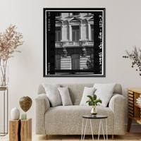 Historic Framed Print, Municipal Building, East First & Locust Streets, Des Moines, Polk County, IA - 3,  17-7/8" x 21-7/8"