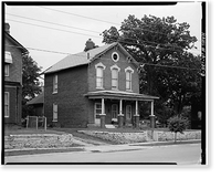Frederick Cromer House, 1053 Ninth Street, Des Moines, Polk County, IA - 3, Antique Print