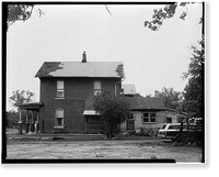 Frederick Cromer House, 1053 Ninth Street, Des Moines, Polk County, IA - 5, Antique Print
