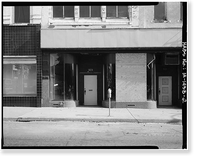 Historic Framed Print, East Locust Street Commercial District, Garton Bakery & Confectionery, 523 East Locust Street, Des Moines, Polk County, IA - 2,  17-7/8" x 21-7/8"