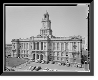 Polk County Courthouse, Fifth & Court Streets, Courthouse Square, Des Moines, Polk County, IA Classic, Historic Reproduction