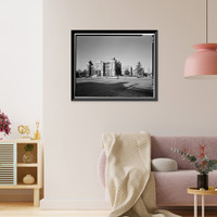 Pottawattamie County Courthouse, Pearl Street & Fifth Avenue, Council Bluffs, Pottawattamie County, IA Classic, Antique Wall Art
