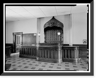 Pottawattamie County Courthouse, Pearl Street & Fifth Avenue, Council Bluffs, Pottawattamie County, IA - 4, Vintage Poster
