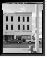 Historic Framed Print, 305-307 West Second Street (Commercial Block), Davenport, Scott County, IA - 2,  17-7/8" x 21-7/8"