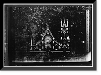 Historic Framed Print, Grace Episcopal Cathedral, 1121 Main Street, Davenport, Scott County, IA - 4,  17-7/8" x 21-7/8"