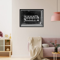 Historic Framed Print, Grace Episcopal Cathedral, 1121 Main Street, Davenport, Scott County, IA - 5,  17-7/8" x 21-7/8"