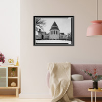 Historic Framed Print, Grace Episcopal Cathedral, 1121 Main Street, Davenport, Scott County, IA - 8,  17-7/8" x 21-7/8"