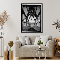 Historic Framed Print, Grace Episcopal Cathedral, 1121 Main Street, Davenport, Scott County, IA - 13,  17-7/8" x 21-7/8"