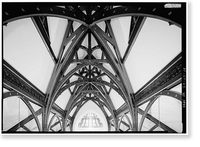 Historic Framed Print, Grace Episcopal Cathedral, 1121 Main Street, Davenport, Scott County, IA - 14,  17-7/8" x 21-7/8"