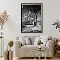 J. Monroe Parker House, Main & Twelfth Streets, Davenport, Scott County, IA - 6, Antique Poster