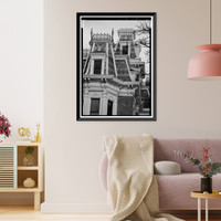 J. Monroe Parker House, Main & Twelfth Streets, Davenport, Scott County, IA - 7, Vintage Poster
