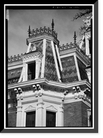 J. Monroe Parker House, Main & Twelfth Streets, Davenport, Scott County, IA - 8, Vintage Print