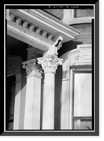 J. Monroe Parker House, Main & Twelfth Streets, Davenport, Scott County, IA - 9, Antique Poster