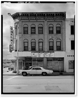 George M. Schmidt Block, 301-303 West Second Street, Davenport, Scott County, IA - 2, Vintage Print