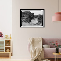 John Hancock House, Third & Walnut Streets, Bentonsport, Van Buren County, IA, Vintage Wall Art
