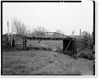 Eureka Bridge, Spanning Yellow River (Moved to City Park, Castali, Frankville vicinity, Winneshiek County, IA - 4 Classic, Historic Reproduction