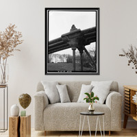 Eureka Bridge, Spanning Yellow River (Moved to City Park, Castali, Frankville vicinity, Winneshiek County, IA - 13 Classic, Antique Poster