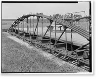 Eureka Bridge, Spanning Yellow River (Moved to City Park, Castali, Frankville vicinity, Winneshiek County, IA - 16 Classic, Vintage Wall Art
