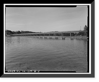 Pardee Dam, South Spillway, Mokulumne River, Valley Springs vicinity, Calaveras County, CA - 5, Vintage Print