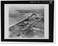 Henry Ford Bridge, Spanning Cerritos Channel, Los Angeles-Long Beach, Los Angeles, Los Angeles County, CA - 56, Vintage Print