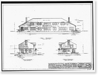 Whittier State School, Hospital & Receiving Building, 11850 East Whittier Boulevard, Whittier, Los Angeles County, CA - 28, Antique Poster