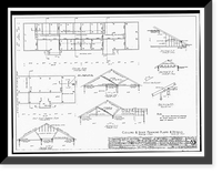Whittier State School, Hospital & Receiving Building, 11850 East Whittier Boulevard, Whittier, Los Angeles County, CA - 37, Vintage Poster