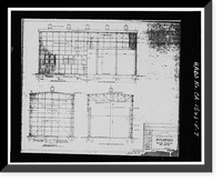 Historic Framed Print, Mare Island Naval Shipyard, Chemical Cleaning Facility, North of Fourteenth Street, between California & R, Vallejo, Solano County, CA - 7,  17-7/8" x 21-7/8"