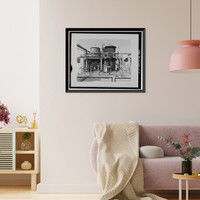 Mare Island Naval Shipyard, Acid Mixing Facility, California Avenue & E Street, Vallejo, Solano County, CA - 4 Classic, Historic Reproduction