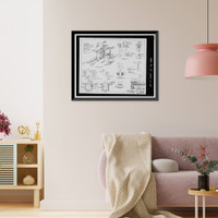 Historic Framed Print, Mare Island Naval Shipyard, Acid Mixing Facility, California Avenue & E Street, Vallejo, Solano County, CA - 20,  17-7/8" x 21-7/8"