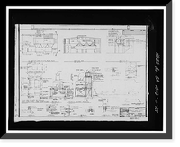 Historic Framed Print, Mare Island Naval Shipyard, Acid Mixing Facility, California Avenue & E Street, Vallejo, Solano County, CA - 27,  17-7/8" x 21-7/8"