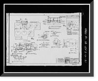 Historic Framed Print, Mare Island Naval Shipyard, Acid Mixing Facility, California Avenue & E Street, Vallejo, Solano County, CA - 31,  17-7/8" x 21-7/8"