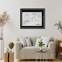 Historic Framed Print, Mare Island Naval Shipyard, Acid Mixing Facility, California Avenue & E Street, Vallejo, Solano County, CA - 31,  17-7/8" x 21-7/8"