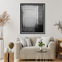 Historic Framed Print, Presidio of San Francisco, Cavalry Stables, Cowles Street, between Lincoln Boulevard & McDowel, San Francisco, San Francisco County, CA - 5,  17-7/8" x 21-7/8"