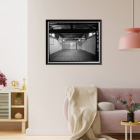 Historic Framed Print, Presidio of San Francisco, Cavalry Stables, Cowles Street, between Lincoln Boulevard & McDowel, San Francisco, San Francisco County, CA - 31,  17-7/8" x 21-7/8"