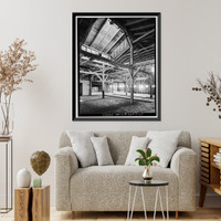 Historic Framed Print, Latimer Packing House, 321 South San Antonio Avenue, Ontario, San Bernardino County, CA - 15,  17-7/8" x 21-7/8"